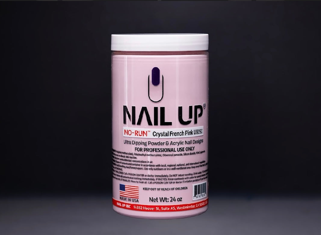 Nail Up 2-in-1 Powder U9292, Crystal French Pink [10% Off]