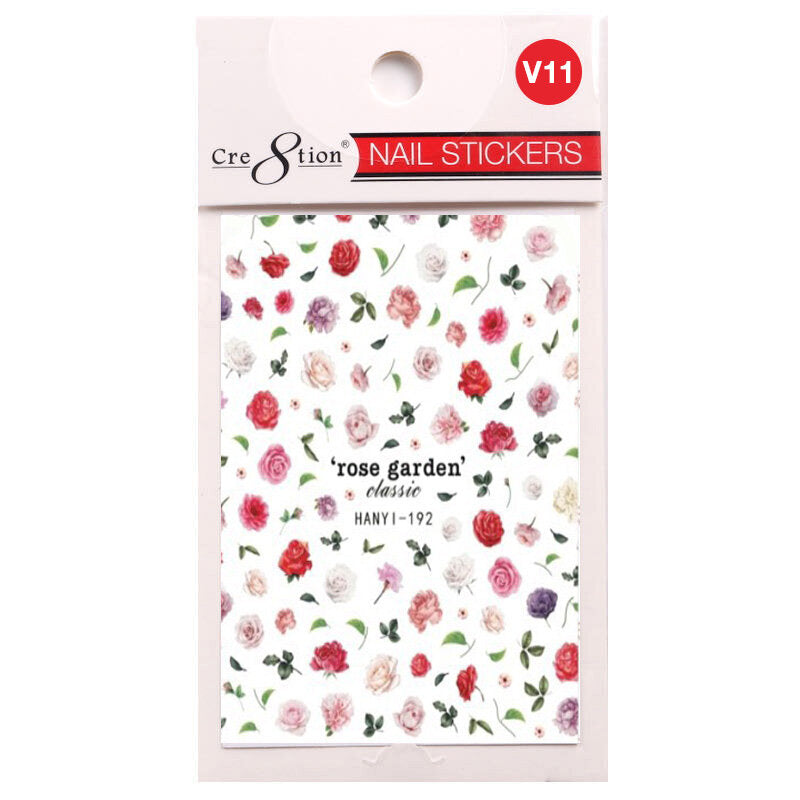 Cre8tion Nail Art Sticker Valentine (12 Styles)