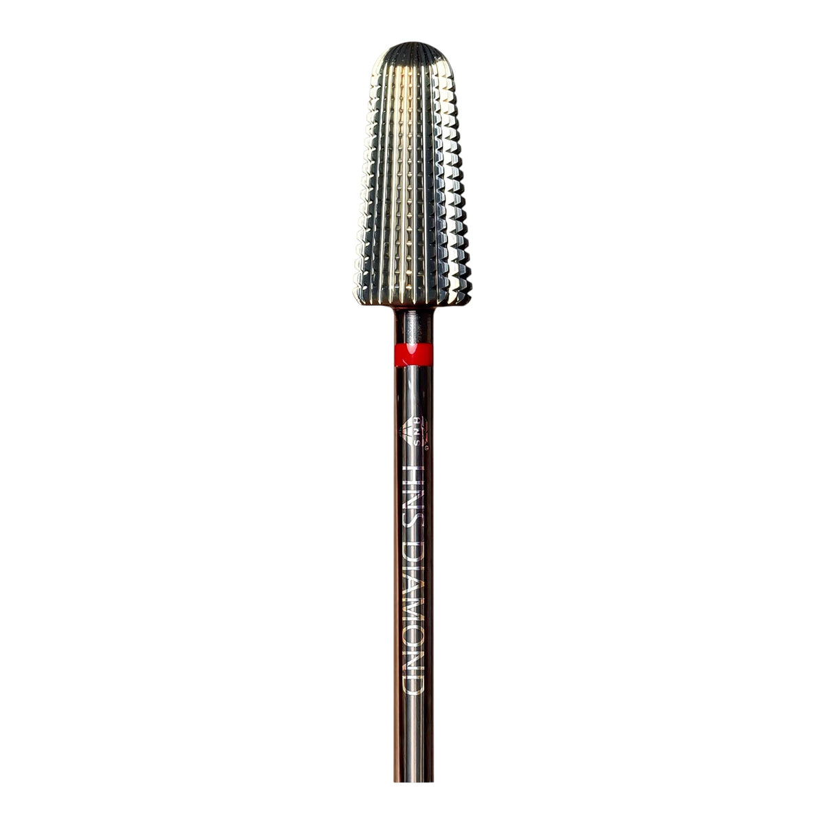 HNS DIAMOND NAIL DRILL BITS 3/32" SAFETY 1 WAY VOLCANO (SILVER)