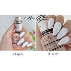 Cre8tion Gel - French Collection 0.5oz - W01 Cool White