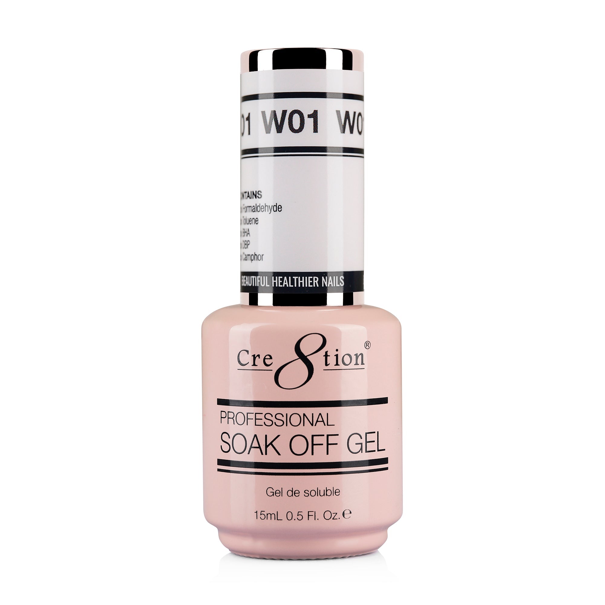 Cre8tion Gel - French Collection 0.5oz - W01 Cool White