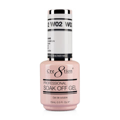 Cre8tion Gel - French Collection 0.5oz - W02 Cold White