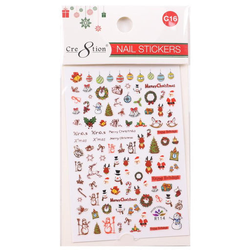 Cre8tion Nail Art Sticker Christmas (29 Styles)