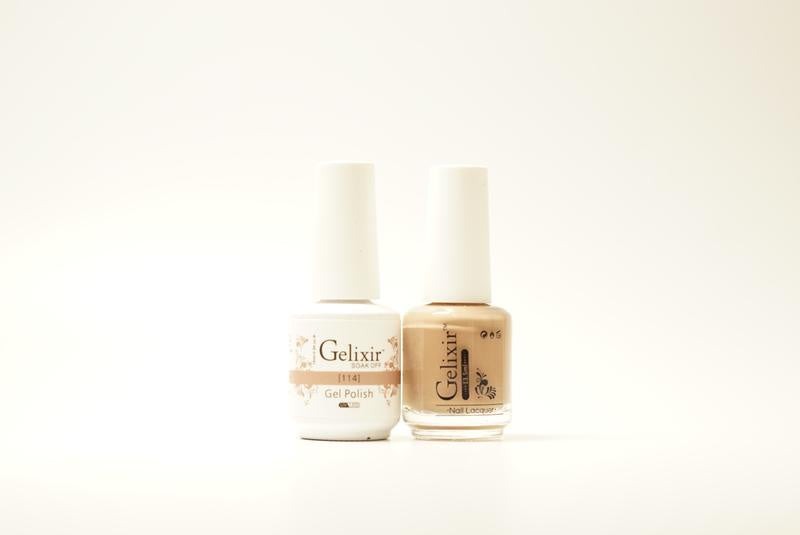 Gelixir Nail Polish Gel & Matching Lacquer 1 PK #114