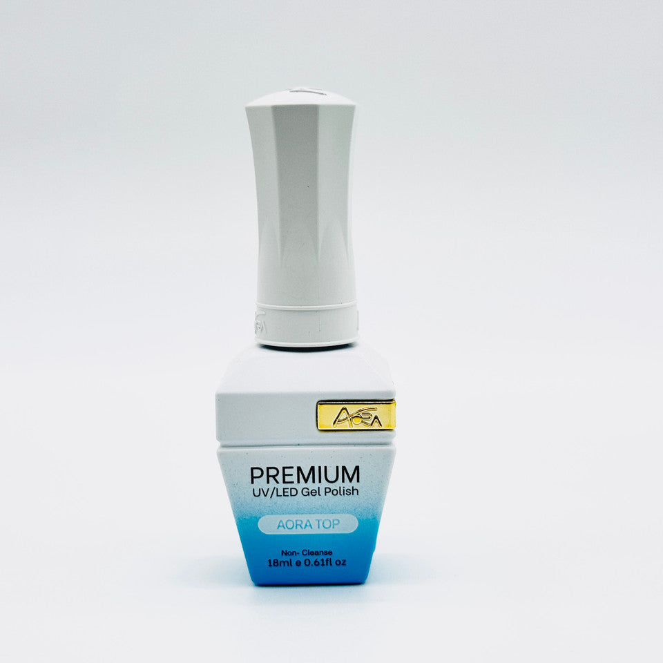 Aora PREMIUM LED/UV, Top Non-Cleanse, 0.6oz, V2 (Pk: 360 pcs/case)