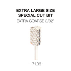 Cre8tion Extra Large Size - Special Cut Bit 3/32" Silver