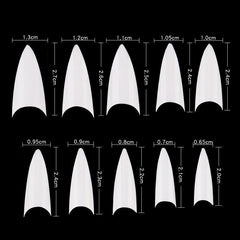 Cre8tion Special Shape - 03 Short Stellito Nail Tips 500 pcs./box