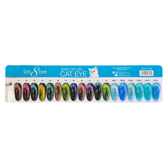 Cre8tion  Mystical Gel 0.5oz  - Full Set 12 colors w/ 1 Magnet, 3 Top Diamond 0.5oz & 1 Color Chart