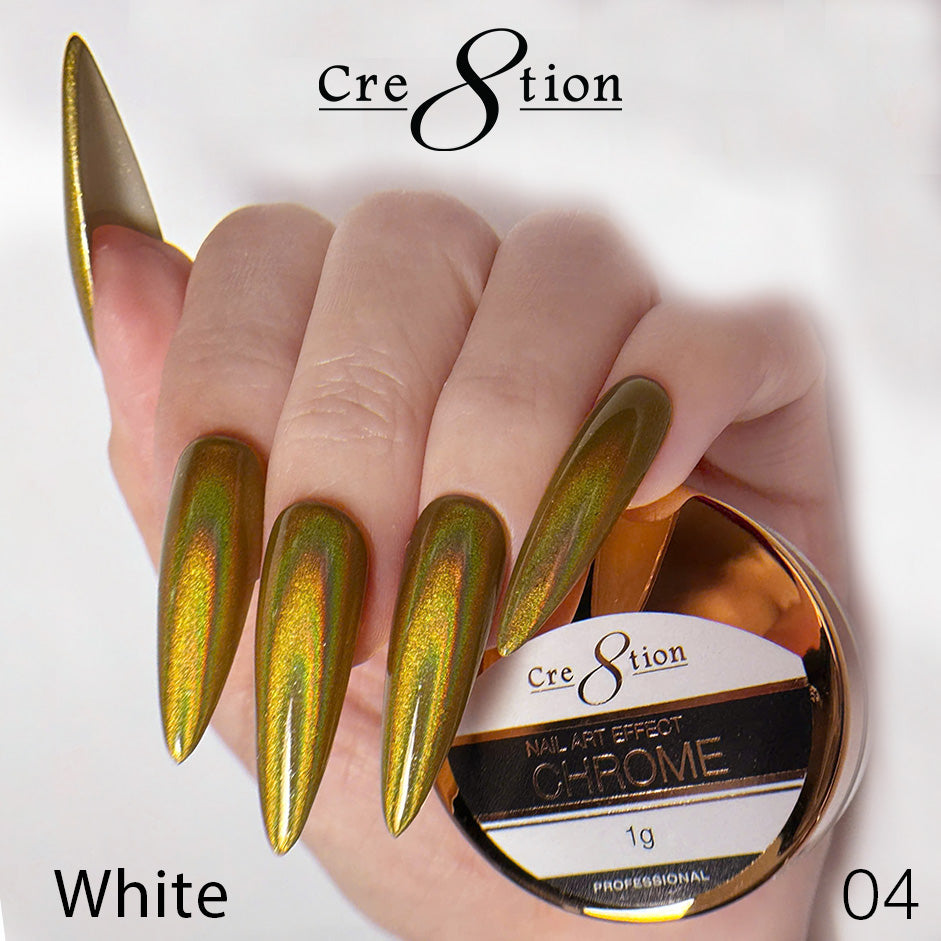 Cre8tion Chrome Nail Art Effect 1g - 04 Gold