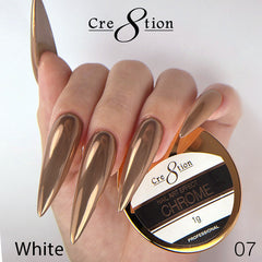 Cre8tion Chrome Nail Art Effect 1g - 07 Dark Gold