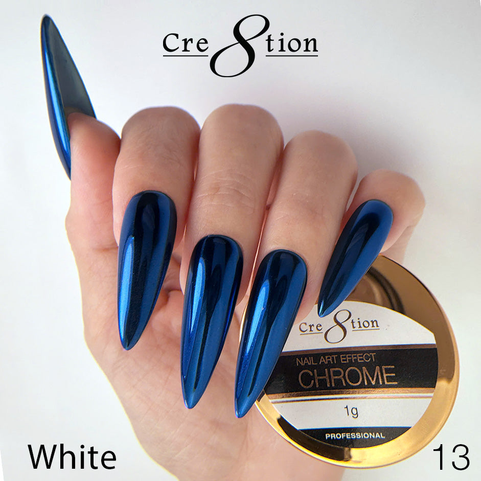 Cre8tion Chrome Nail Art Effect 1g - 13 Deep Blue