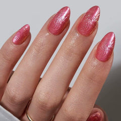 Cre8tion Wavy Line, Chrome, Rhinestone Nail Art Gel 0.26oz