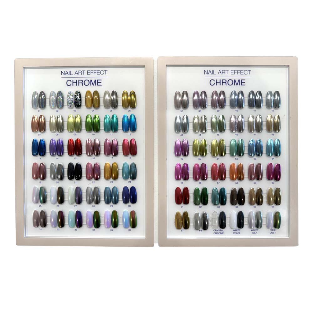 Cre8tion Acrylic Booklet - Nail Art Effects 72 colors