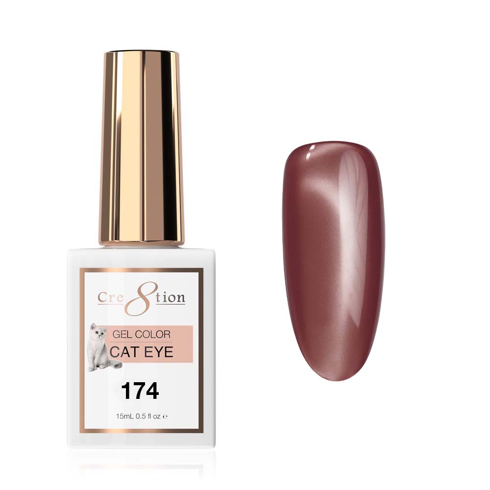 Cre8tion Cat Eye Soak Off Gel 0.5oz 174
