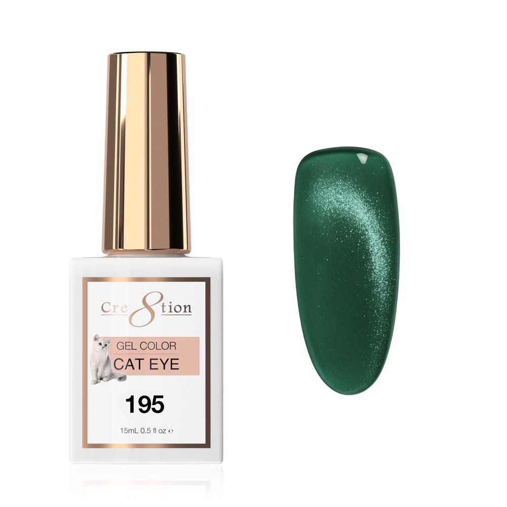 Cre8tion Cat Eye Soak Off Gel 0.5oz 195