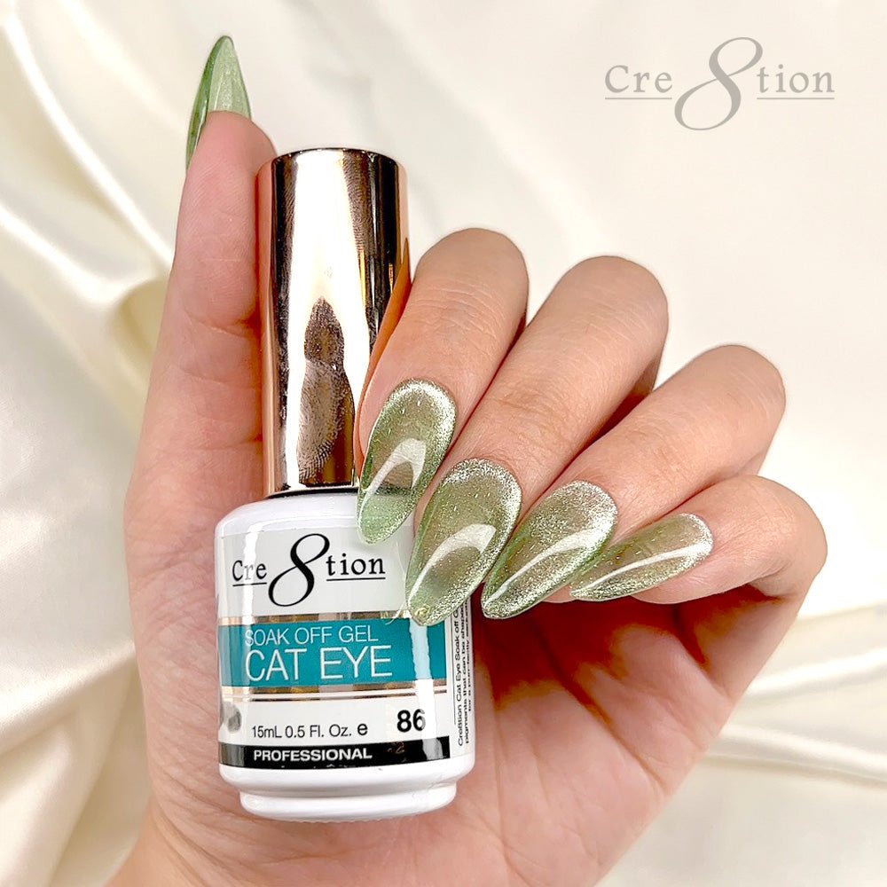 Cre8tion Cat Eye Soak Off Gel 0.5oz 86