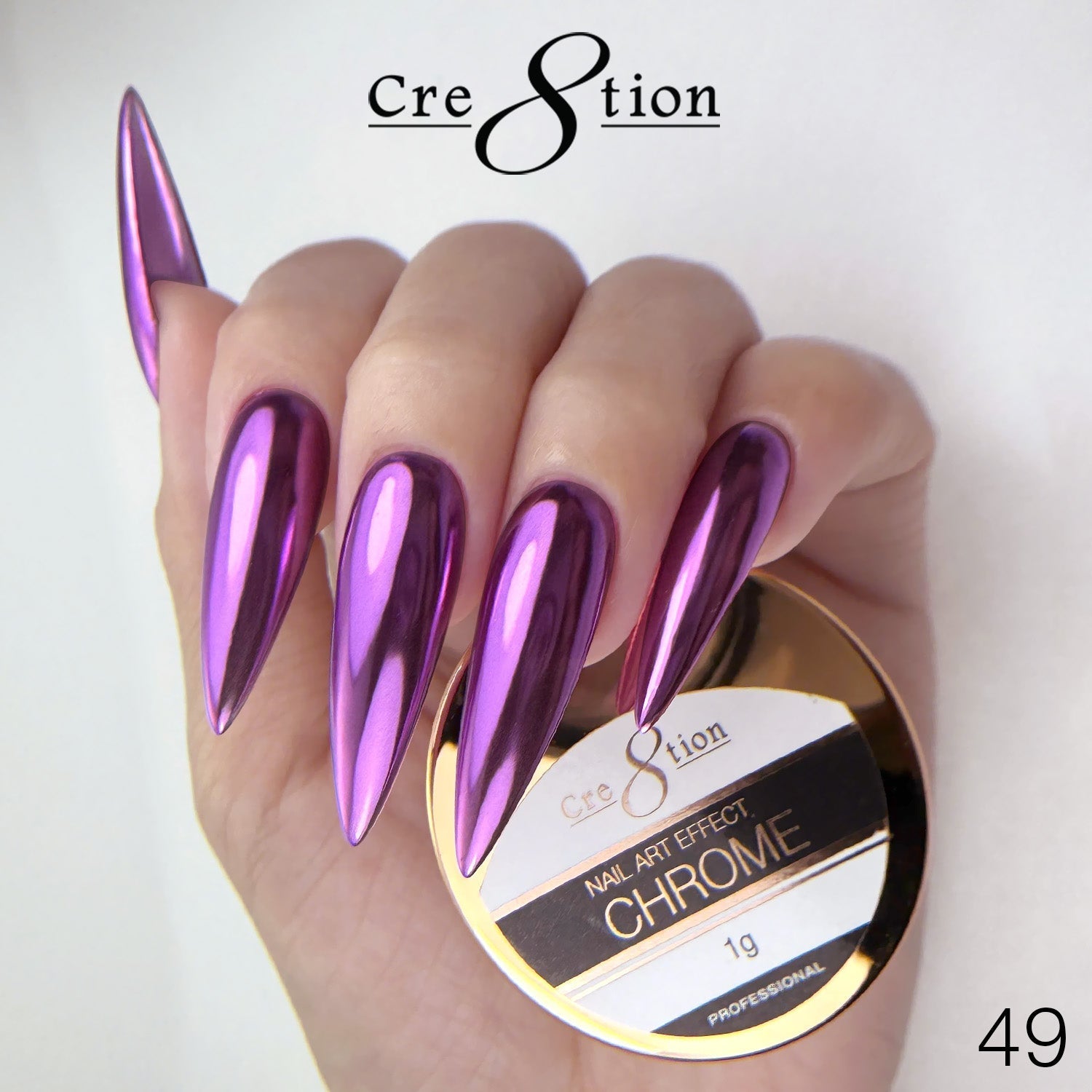 Cre8tion Chrome Nail Art Effect 1g - 49