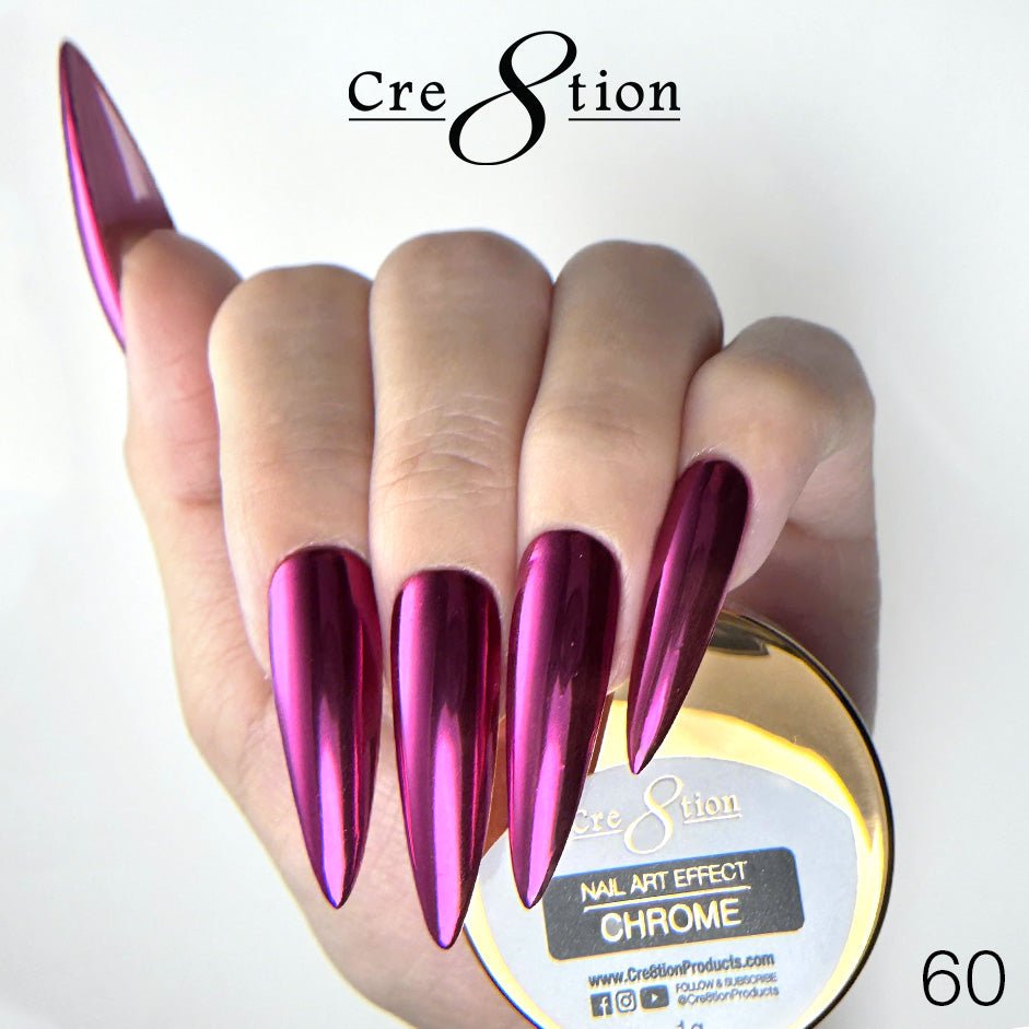 Cre8tion Chrome Nail Art Effect 1g - 60