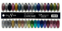 Cre8tion Color Chart - Nail Art Effect Chrome