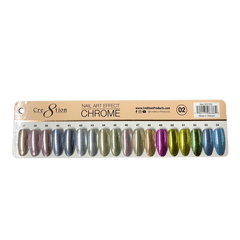 Cre8tion Color Chart - Nail Art Effect Chrome