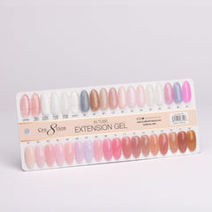 Cre8tion Color Chart - Poly Gel-Extension Gel In Tube 36 colors (#01-#36)