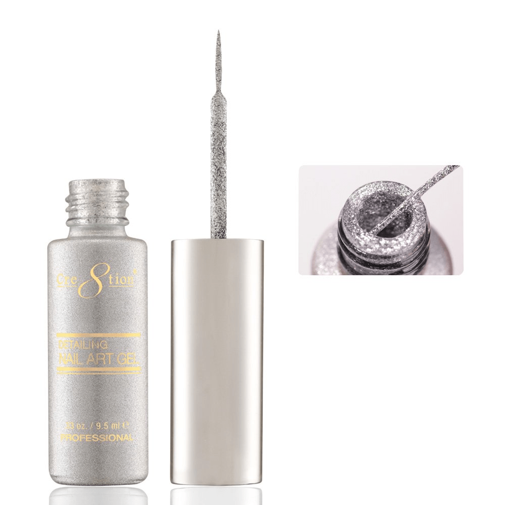 Cre8tion Detailing Nail Art Gel - Glitter Collection