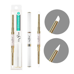 Cre8tion Duo Mini Silicone Nail Art Brush