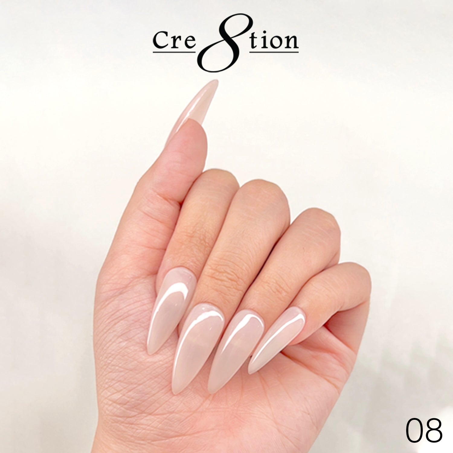 Cre8tion Gel Collection - Overlay/ Brush on Builder 0.5oz 08 Petals Whisper