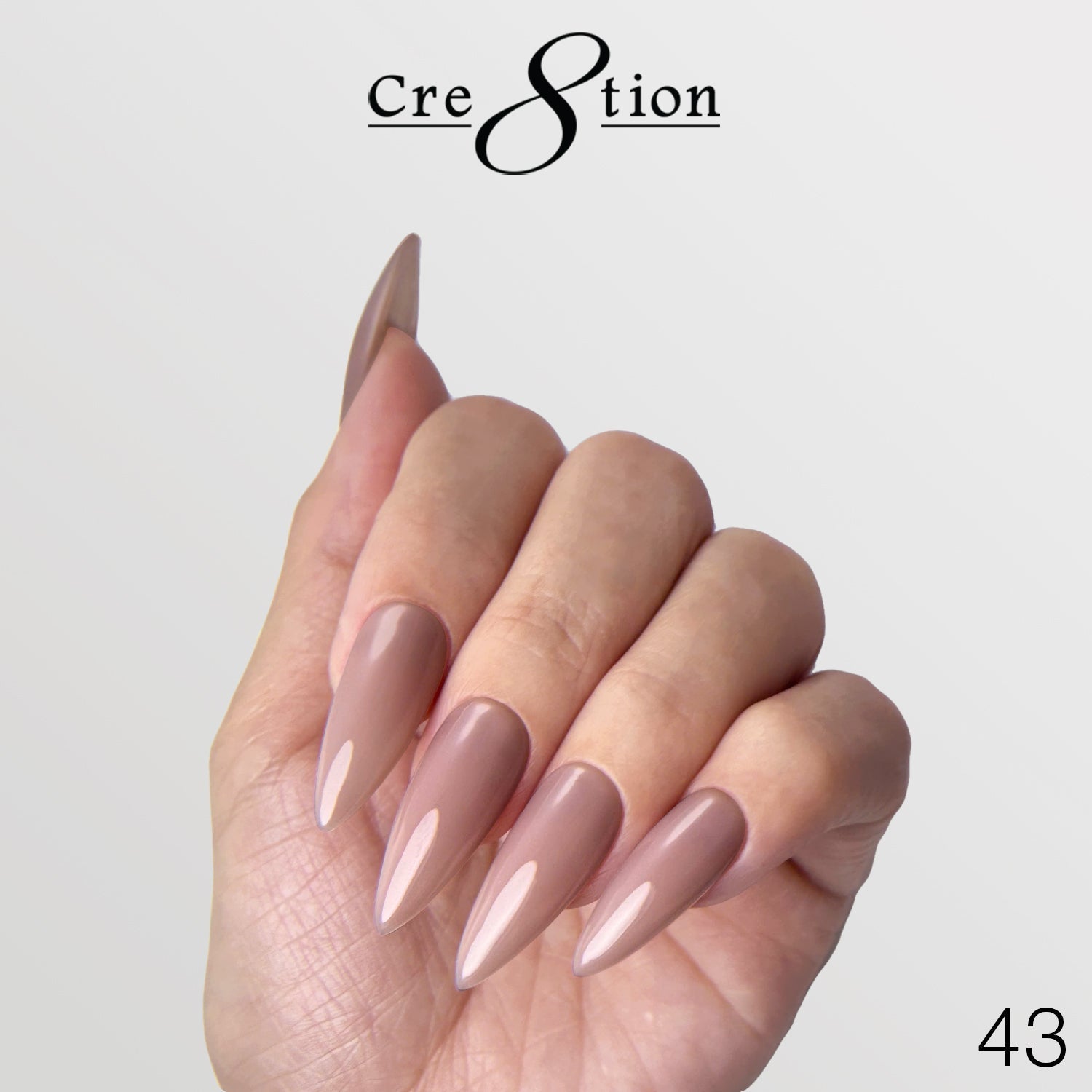 Cre8tion Gel Collection - Overlay/ Brush on Builder 0.5oz 43 Mauve Cashmere Wrap