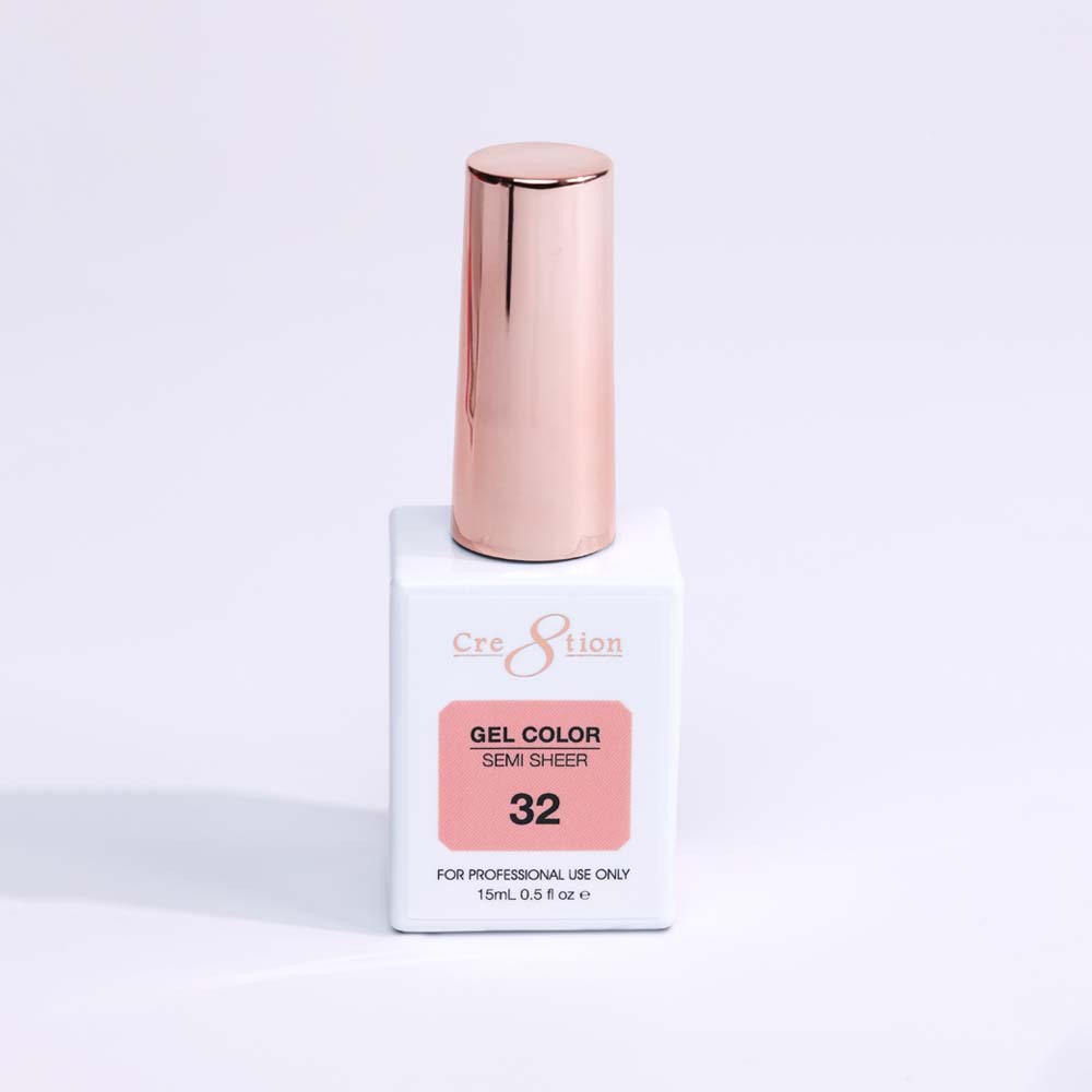Cre8tion Hema Free Semi-Sheer Collection 0.5oz -  Coral Series
