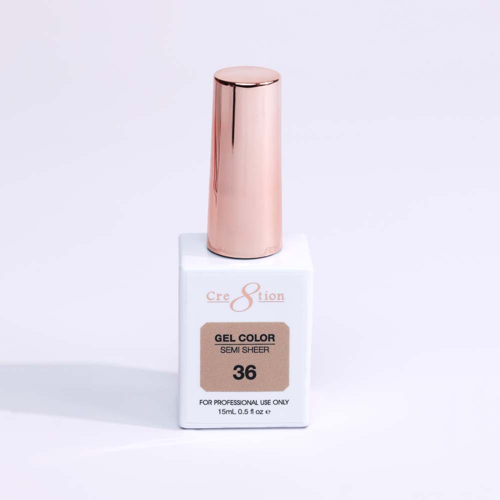 Cre8tion Hema Free Semi-Sheer Collection 0.5oz -  Coral Series