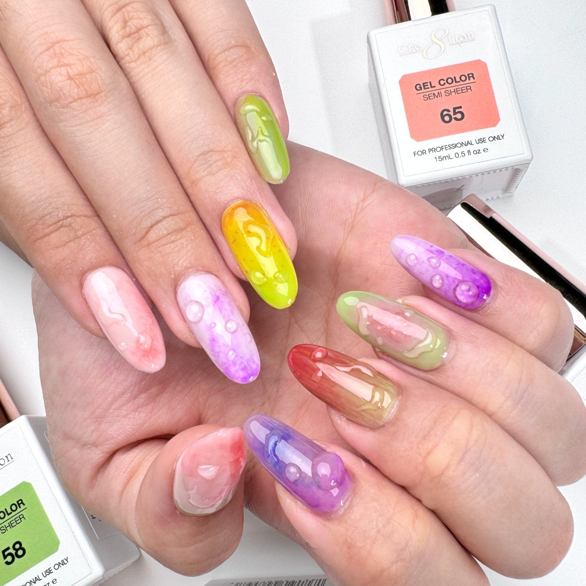 Cre8tion Hema Free Semi-Sheer Collection 0.5oz - 72 Color Kit