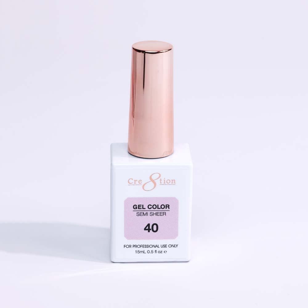 Cre8tion Hema Free Semi-Sheer Collection 0.5oz - Mauve Series