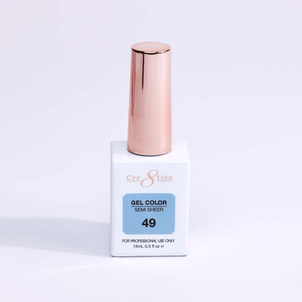 Cre8tion Hema Free Semi-Sheer Collection 0.5oz - Mint Sky Series