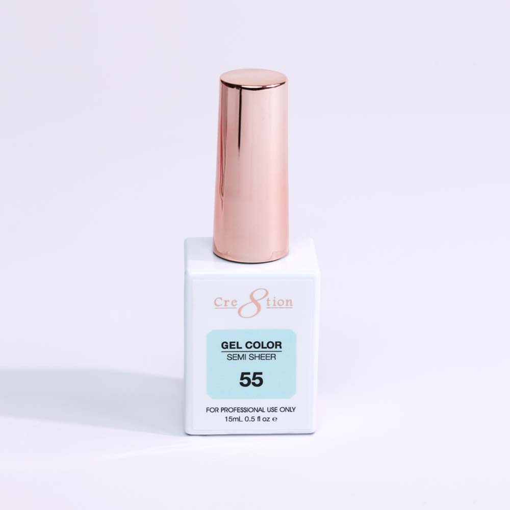 Cre8tion Hema Free Semi-Sheer Collection 0.5oz - Mint Sky Series