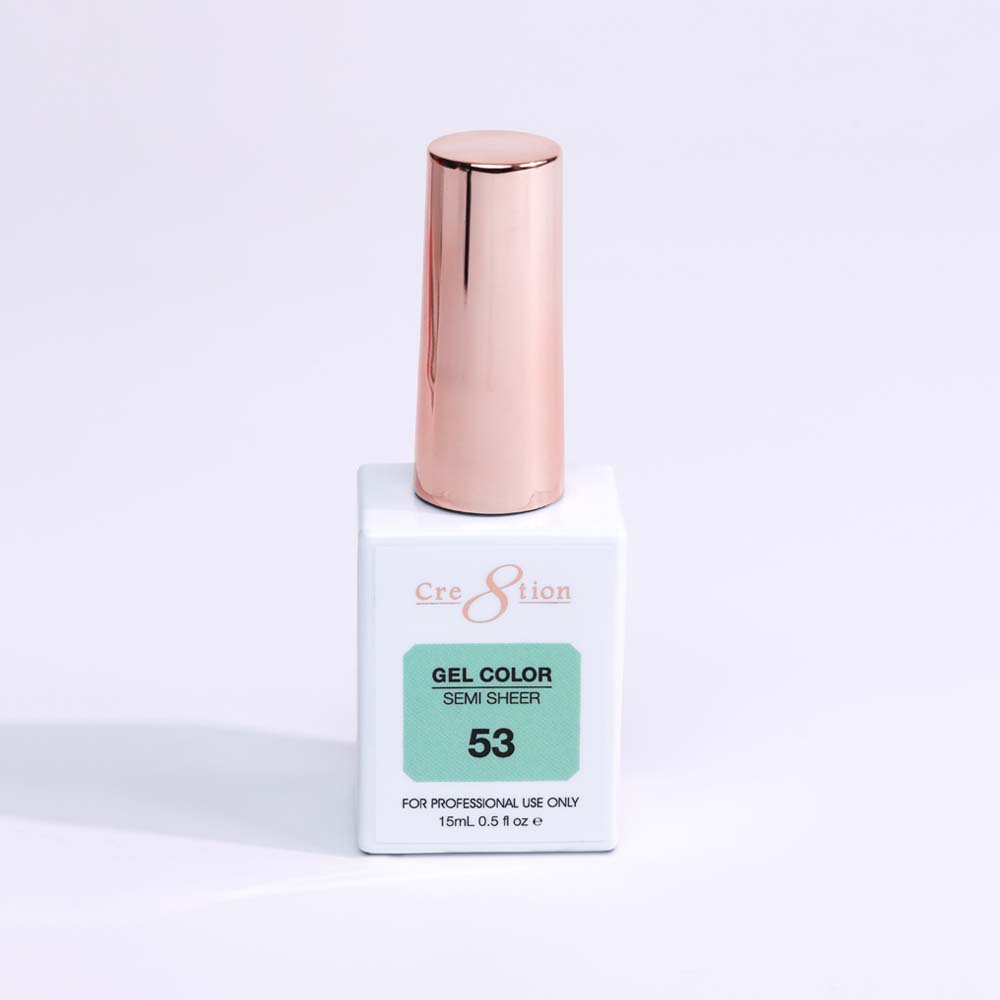 Cre8tion Hema Free Semi-Sheer Collection 0.5oz - Mint Sky Series
