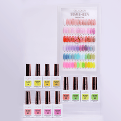 Cre8tion Hema Free Semi-Sheer Collection 0.5oz - Neon Series