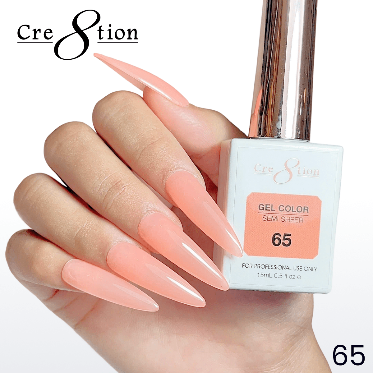 Cre8tion Hema Free Semi-Sheer Collection 0.5oz - Neon Series