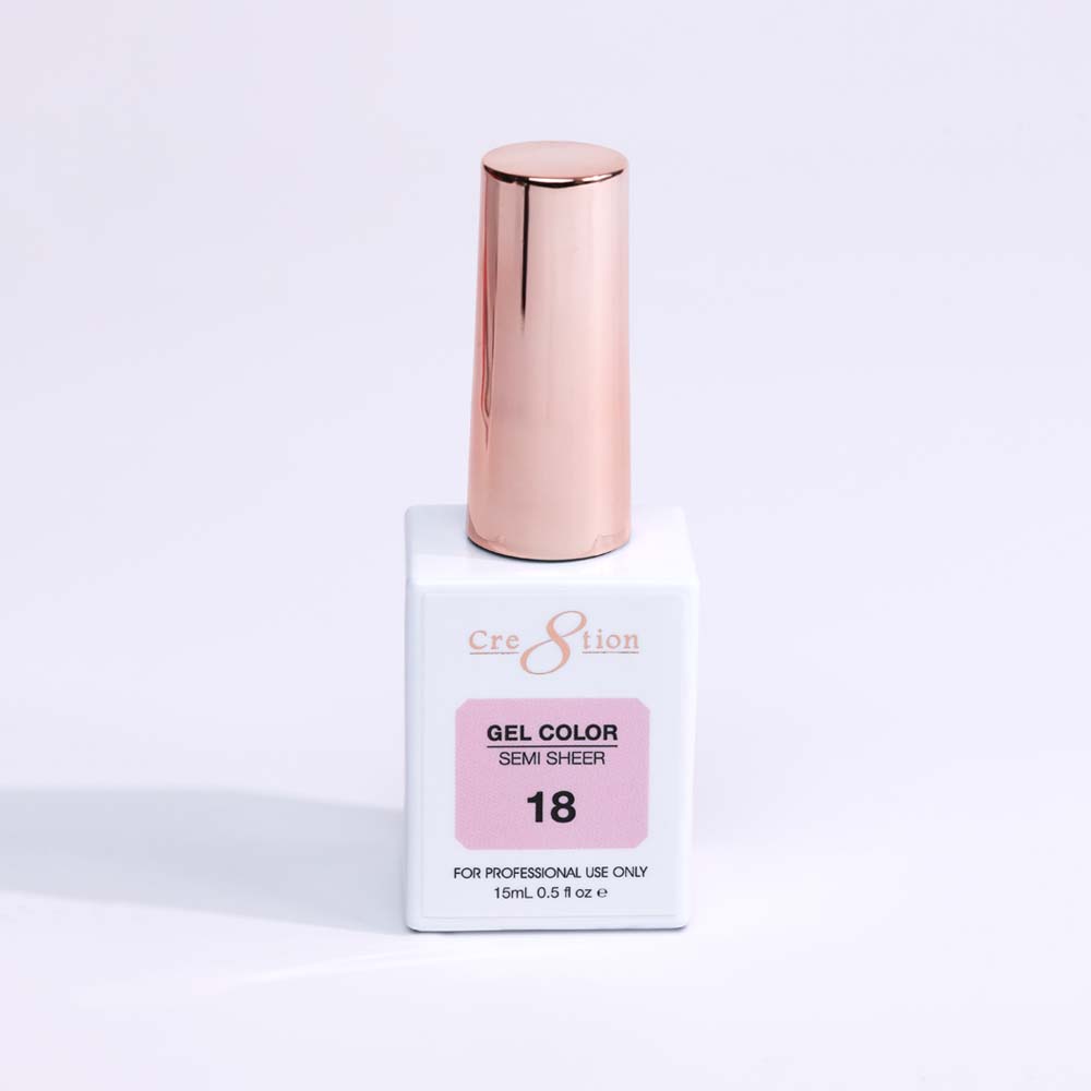 Cre8tion Hema Free Semi-Sheer Collection 0.5oz - Pink Series