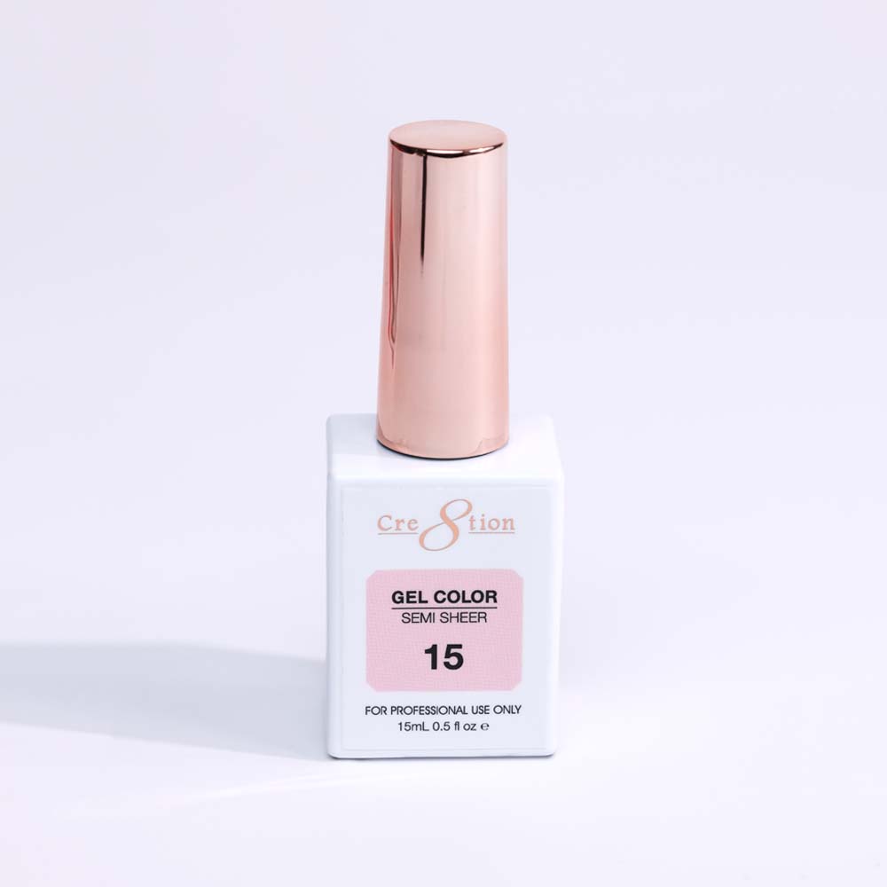 Cre8tion Hema Free Semi-Sheer Collection 0.5oz - Pink Series