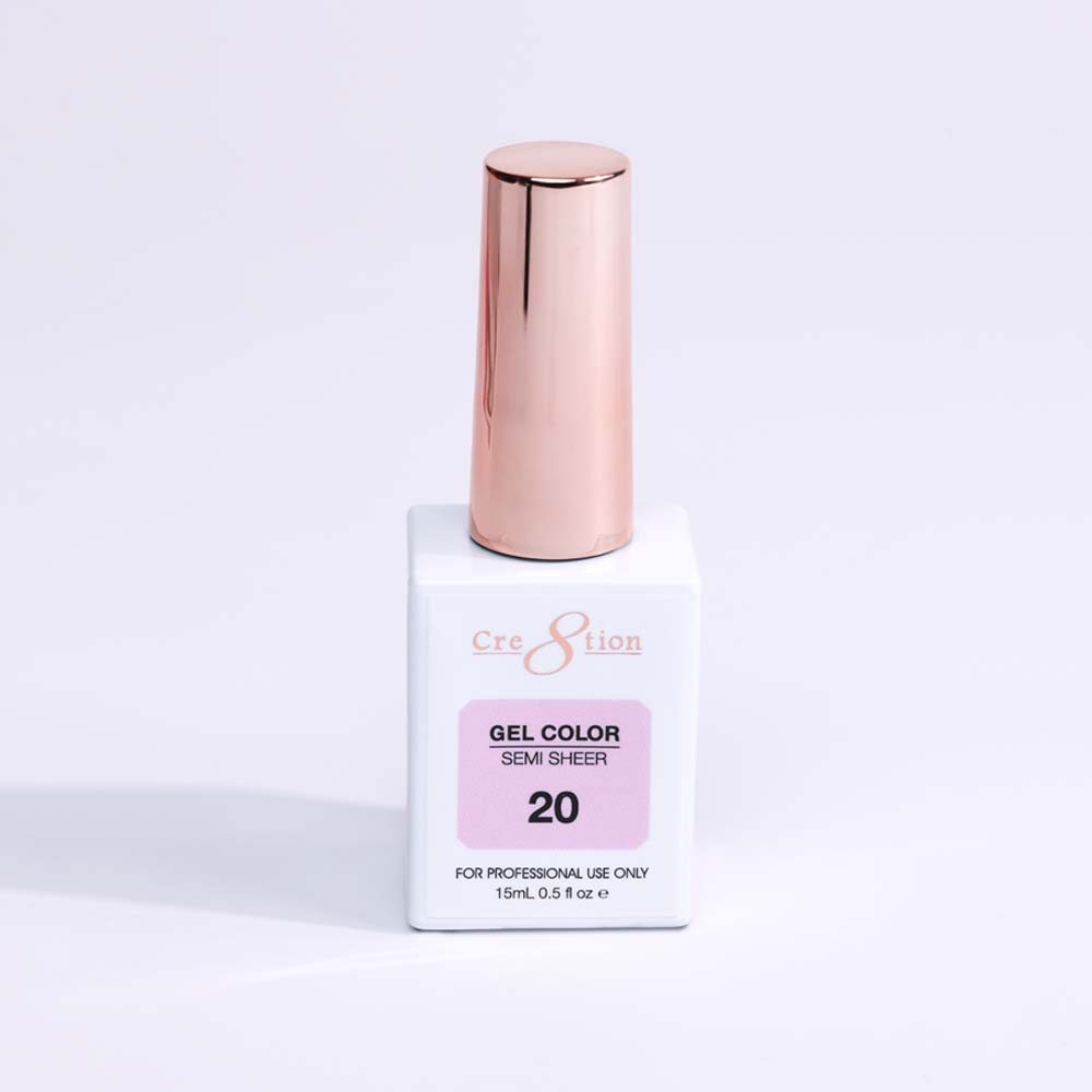 Cre8tion Hema Free Semi-Sheer Collection 0.5oz - Pink Series