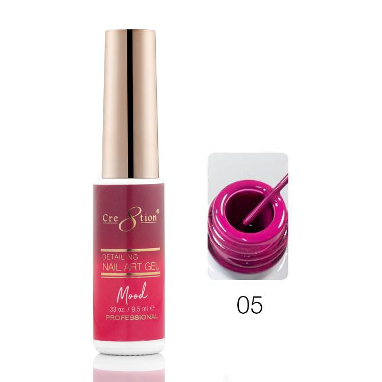 Cre8tion Mood Changing Detailing Gel 0.25oz - Full set 18 colors