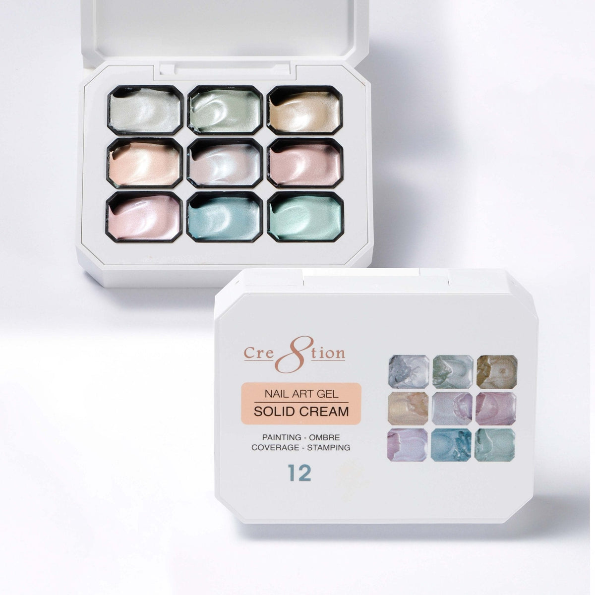 Cre8tion Nail Art Gel - Solid Cream - 12 Pearl
