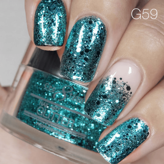 Cre8tion Nail Art Glitter 0.5oz - WINTER SPARKLING