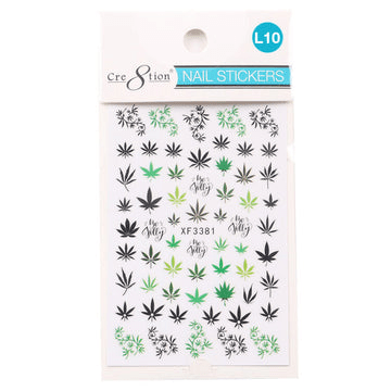 Cre8tion Nail Art Sticker Leaves (11 Styles)