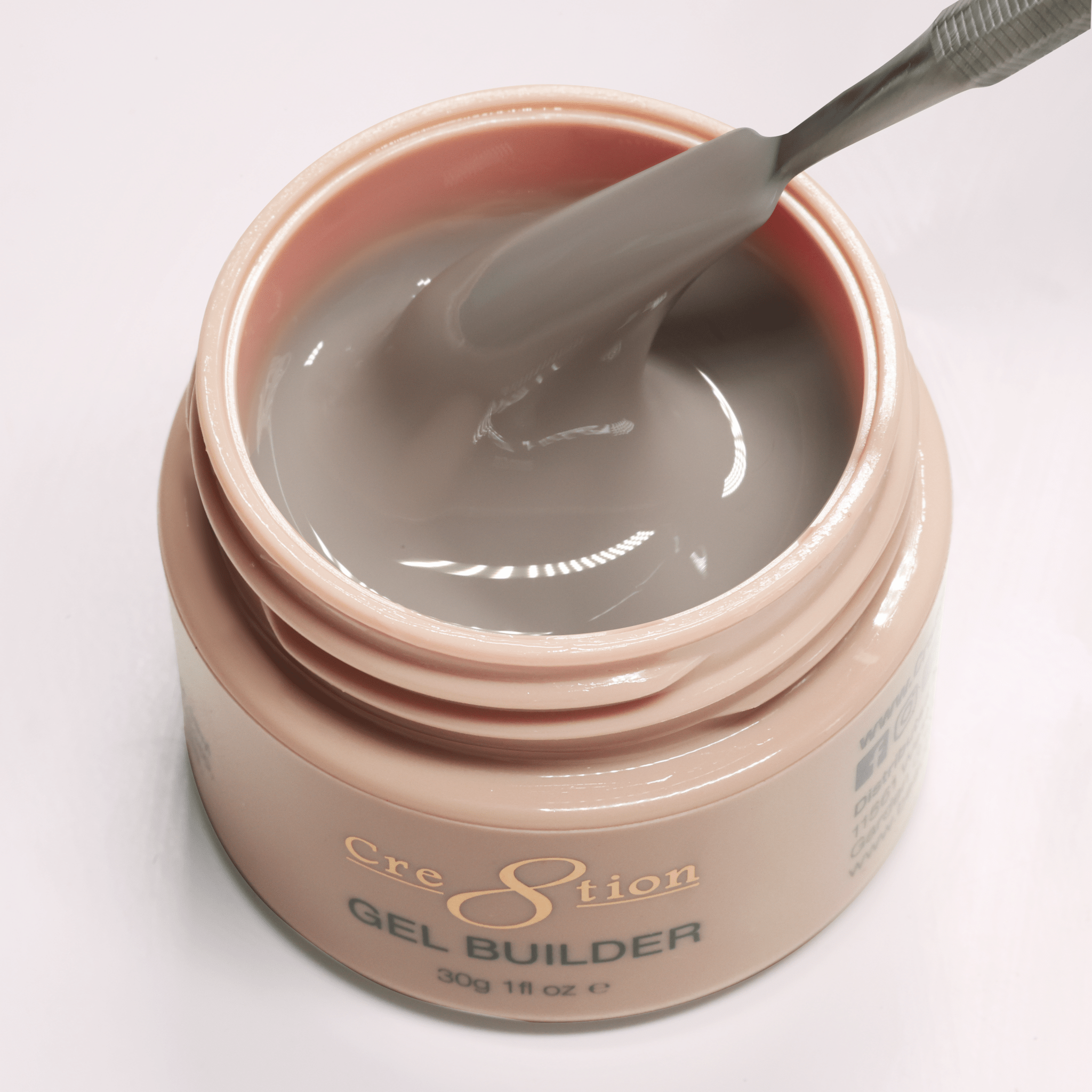 Cre8tion Overlay/Builder Gel in Jar 1oz - Hema Free/TPO Free - Low Heat -  15 Silk Moon Drift