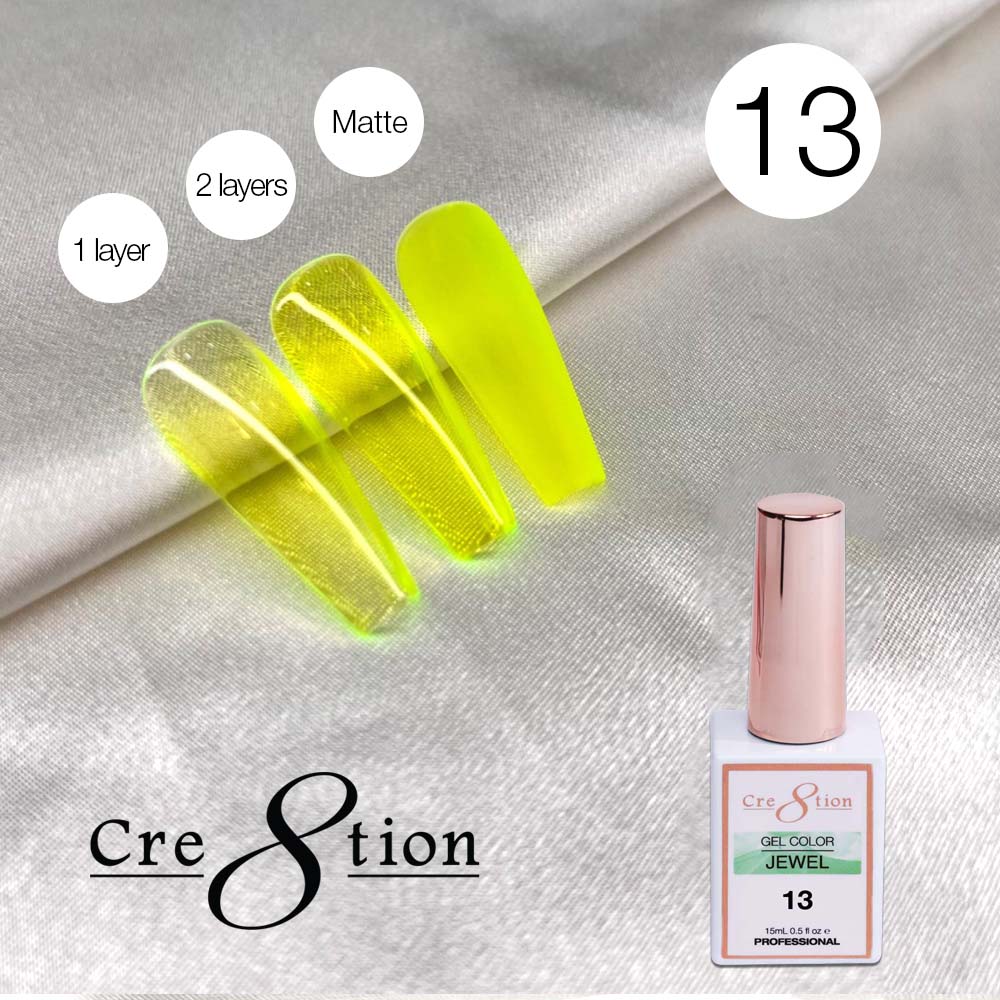 Cre8tion Soak Off Gel 0.5oz G13 - Jewel Collection