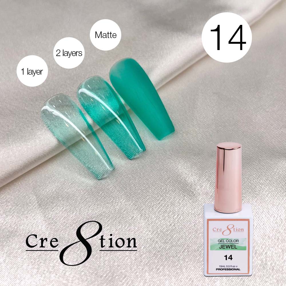 Cre8tion Soak Off Gel 0.5oz G14 - Jewel Collection