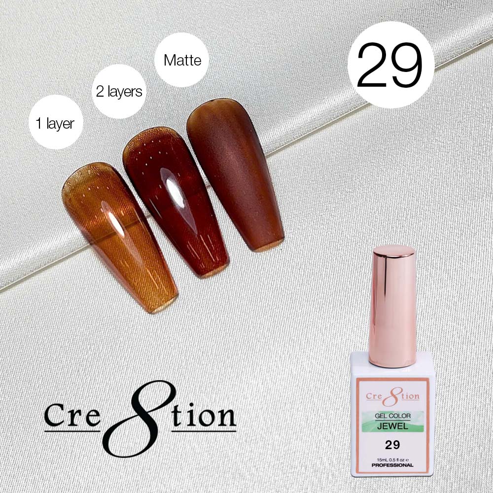Cre8tion Soak Off Gel 0.5oz G29 - Jewel Collection