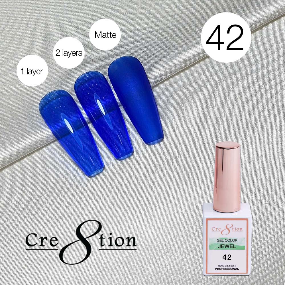 Cre8tion Soak Off Gel 0.5oz G42 - Jewel Collection